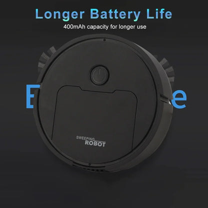 Automatic Sweeping Robot Vacuum – 3-in-1 Mop, Suction & Smart Home Cleaner