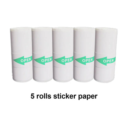 Mini Printer Portable Bluetooth Wireless Smart Label Thermal Portable Printers Stickers Paper Wireless Printers Children Gifts