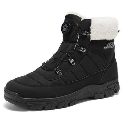 Mens Winter Snow Boots – Warm Durable Outdoor Shoes