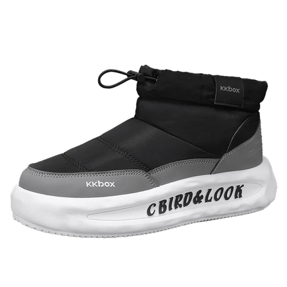 Mens Winter Velvet Ankle Boots – Warm Stylish Winter Shoes