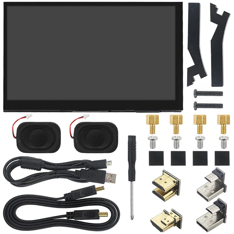 7" Portable Touch Screen Monitor IPS LCD 1024x600 for Raspberry Pi PC Laptop
