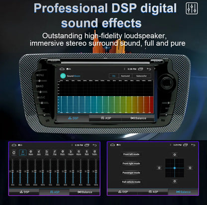 7" Touchscreen Car Stereo Head Unit For Seat Ibiza 6j 2009 - 2013 Multimedia Player GPS Navigation Carplay Android Auto Radio