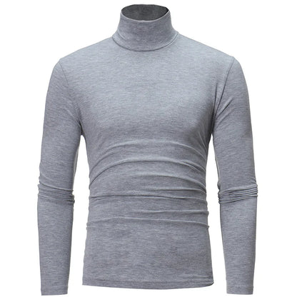 Men’s Thermal Shirt – Slim Fit High Neck Long Sleeve Winter Top