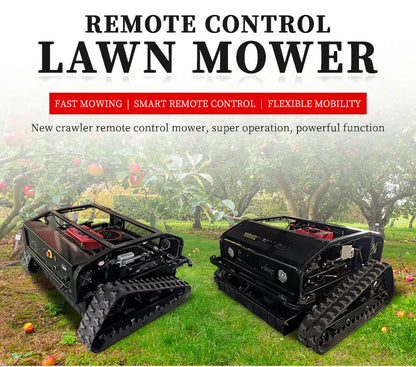 Customized remote-controlled robot lawn mower 550mm fully automatic lawn trimmer four-wheel drive