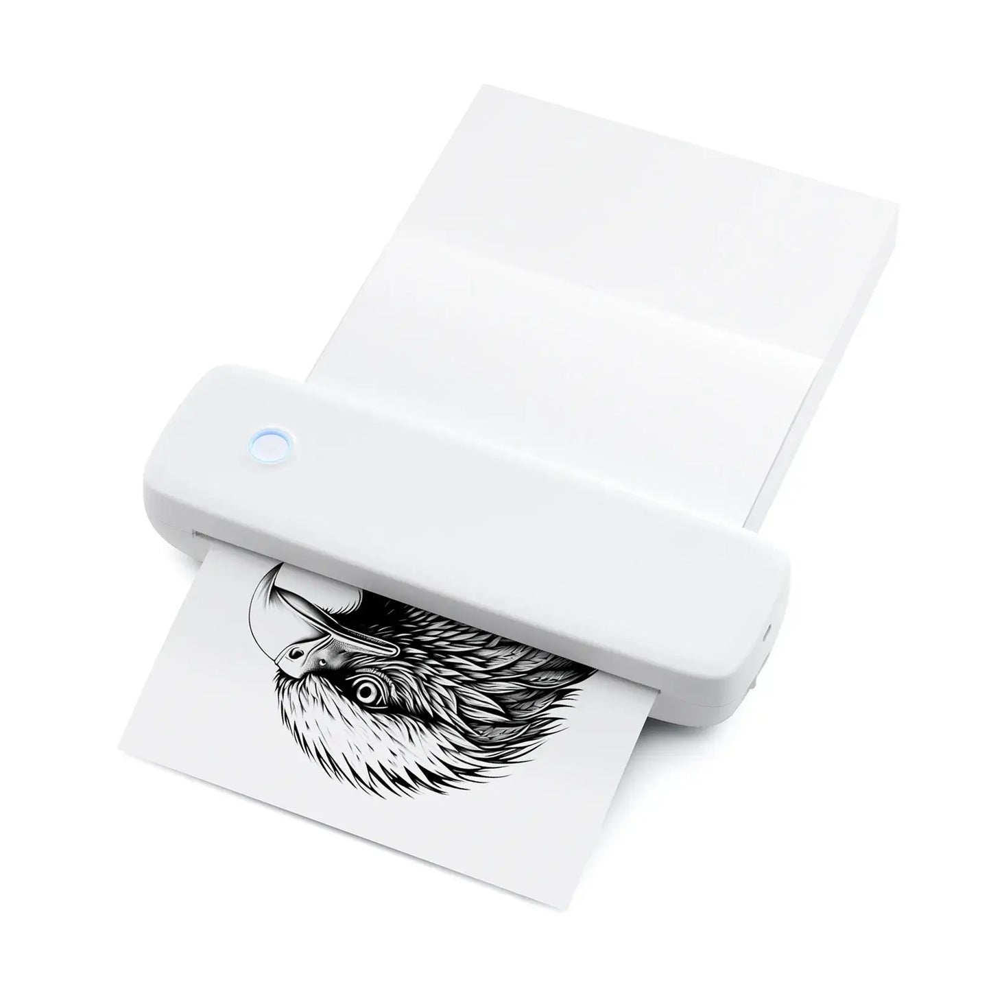 Portable Thermal Transfer Printer Wireless&USB Connect with Mobile Computer 56mm/77mm/107mm/210mm/216mm