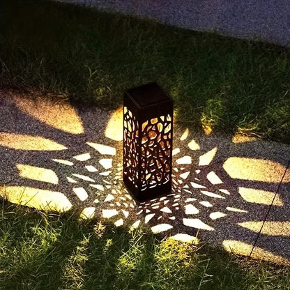 6PCS Solar Garden Stake Lights LED Outdoor Lawn Lamps Waterproof Landscape Decor