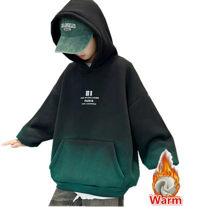 Kids Winter Hoodie – Warm Gradient Sweatshirt