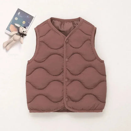 Kids Winter Vest – Warm Outdoor Padded Waistcoat