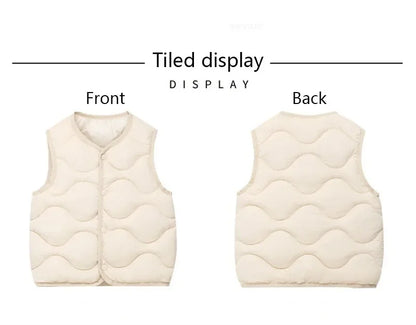 Kids Winter Vest – Warm Outdoor Padded Waistcoat