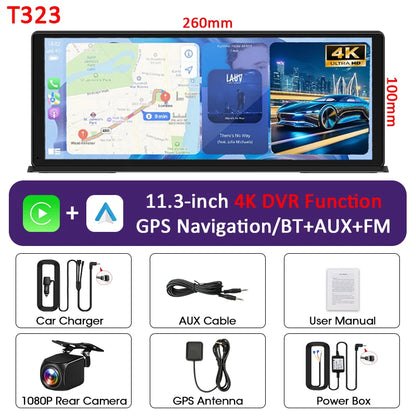 Vtopek Carplay Screen for Car, 11.3" HD Portable