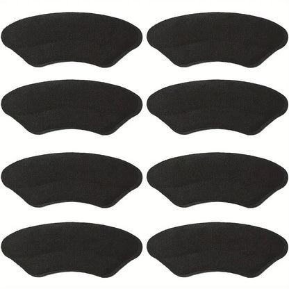 8-Pack Heel Pads for Too Big Shoes Self-Adhesive Heel Protectors Heel Inserts Improve Shoe Fit And Comfort Prevent Heel Slippage