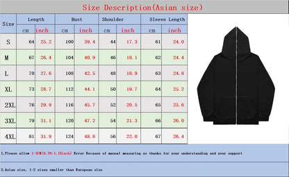 Zip Up Hoodies Women – Oversized Autumn Hooded Sweatshirt