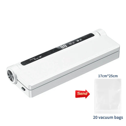 Automatic Vacuum Sealer Machine Strong Suction Food Saver No-Bag Selection Needed