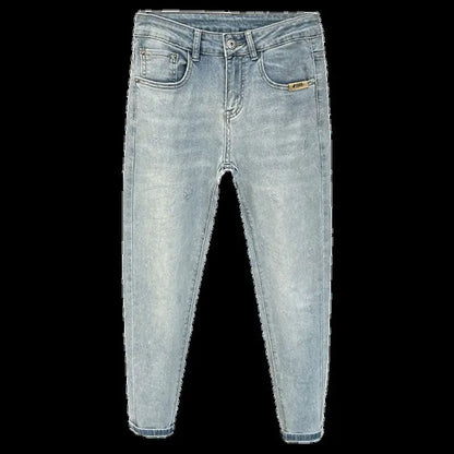 Men Skinny Jeans – Light Color Slim Fit Casual Fashion Denim