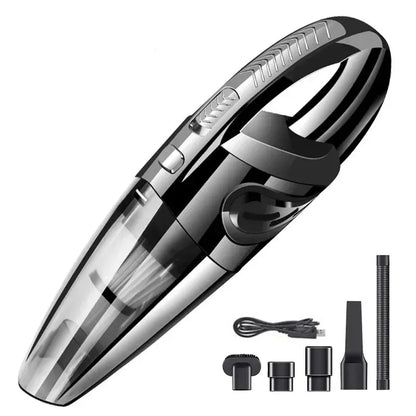 Wireless Handheld Vacuum Cleaner – Powerful Cyclone Suction for Car & Home Pet Hair