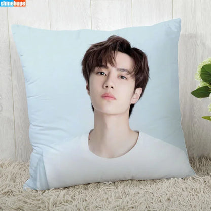 Custom Pillow Cover – YiBo Wang Modern Decorative 45x45cm Pillowcase