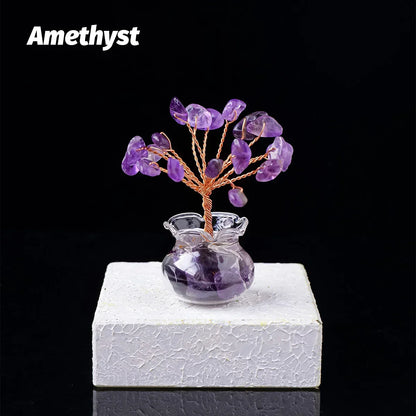 Crystal Healing Tree Tabletop Ornament