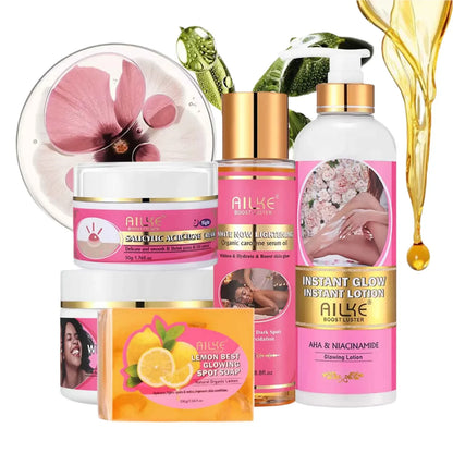 AHA Organic Skin Brightening Care Set
