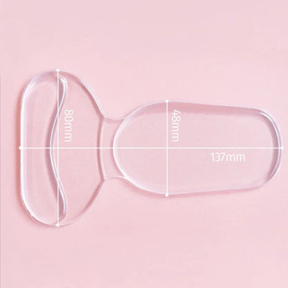 Soft Silicone Heel Grips Anti-Chafing Heel Protectors Cushion Pads for Women High Heels Comfortable Half Size Shoe Inserts