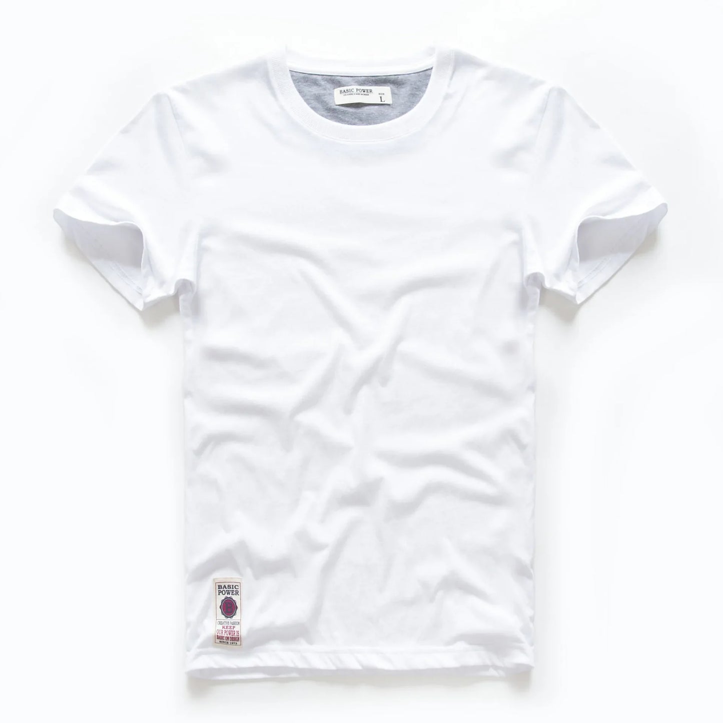 Men's T-shirt Men's clothing Causal Cotton Basic Tshirt Male streetwear Short sleeve tee Man Y2k Tops Oversized Graphic T-shirts