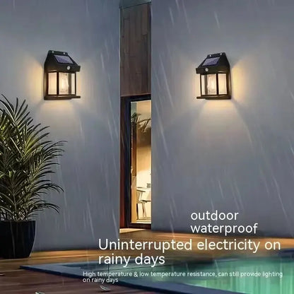 Powerful Solar Wall Light – Waterproof LED Fence Lamp with Light Sensor Outdoor