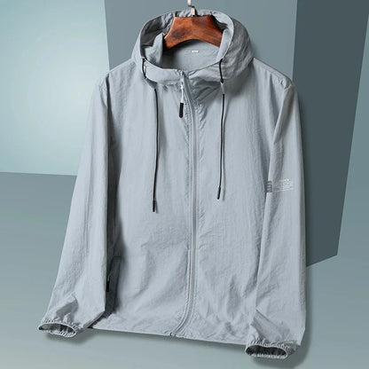 Sun Protection Jacket – Quick Dry Hooded Windbreaker for Men & Women
