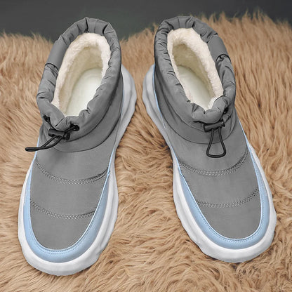 Mens Winter Velvet Ankle Boots – Warm Stylish Winter Shoes