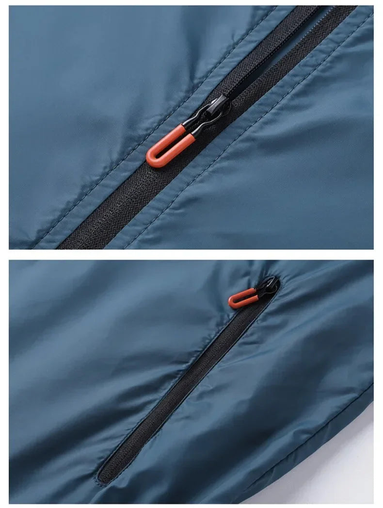 Men Sunscreen Jacket – Breathable Waterproof Sports Protection