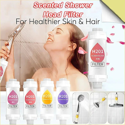 Scented Shower Head Water Softener Filter