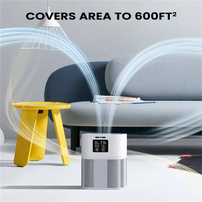 2 in 1 Air Purifier H13 HEPA with Aromatherapy for Allergies Pets Odor