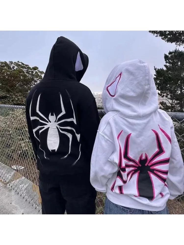 Zip Up Hoodies Women – Oversized Autumn Hooded Sweatshirt