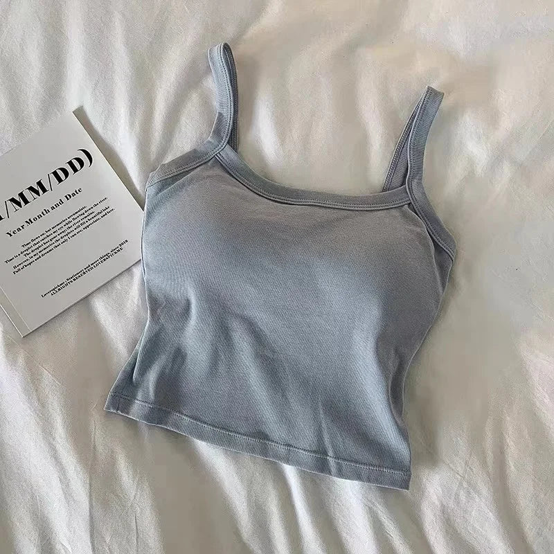 Women Crop Top – Sexy Sleeveless Camisole Vest Tube Top Lingerie
