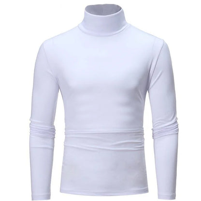 Men’s Thermal Shirt – Slim Fit High Neck Long Sleeve Winter Top
