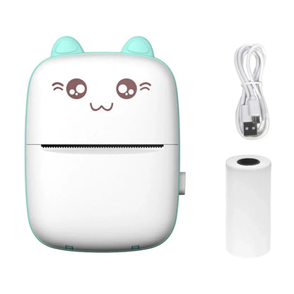 Mini Printer Portable Bluetooth Wireless Smart Label Thermal Portable Printers Stickers Paper Wireless Printers Children Gifts