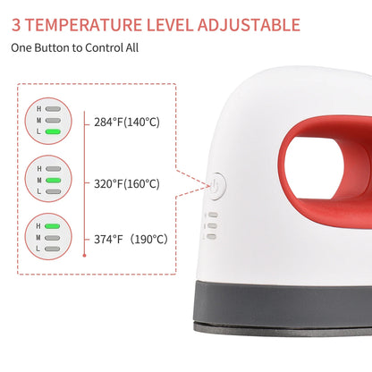 Portable 220V Mini Heat Press Machine T-Shirt Printing DIY Easy Heating Transfer Press Iron Machines for Clothes Bags Hats