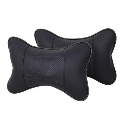 Car Neck Pillow – PU Leather Headrest Cushion for Comfort
