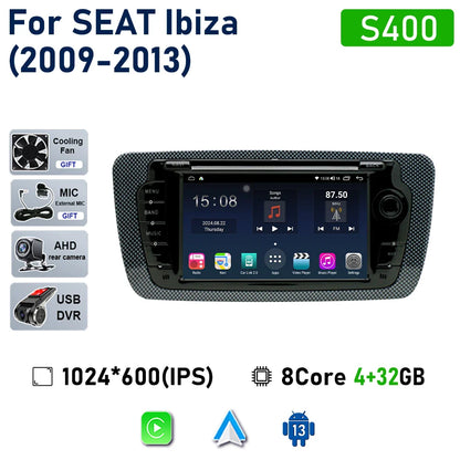 7" Touchscreen Car Stereo Head Unit For Seat Ibiza 6j 2009 - 2013 Multimedia Player GPS Navigation Carplay Android Auto Radio