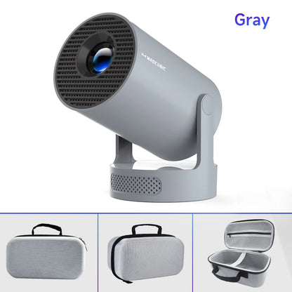8K HD Portable Projector with WiFi6 BT5.0 Android Home Theater Outdoor Cinema