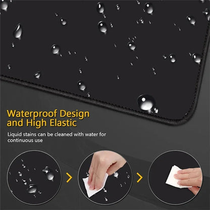 XXL Extended Gaming Mouse Pad Large Desk Mat Keyboard Pad Non-Slip Hexagon Design