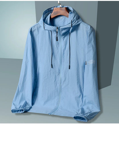 Sun Protection Jacket – Quick Dry Hooded Windbreaker for Men & Women