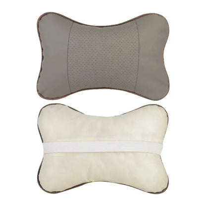 Car Neck Pillow – PU Leather Headrest Cushion for Comfort