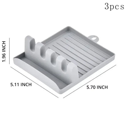 Spatula and Lid Rack Spoon Holder