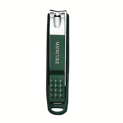 Stainless Steel Nail Clippers Manicure Tools Large Opening Nail Trimmer Anti Splash Design Sharp Edge Christmas Gift