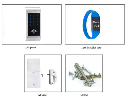 Intelligent Keypad RFID Electronic Cabinet Locker Sauna Lock for Home Gym School Spa Cabinet Door