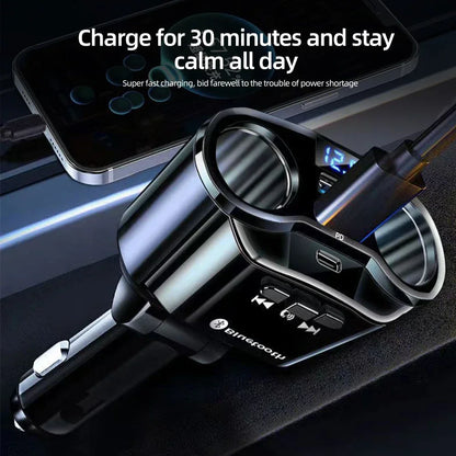 Fast Car Charger with Dual USB Ports