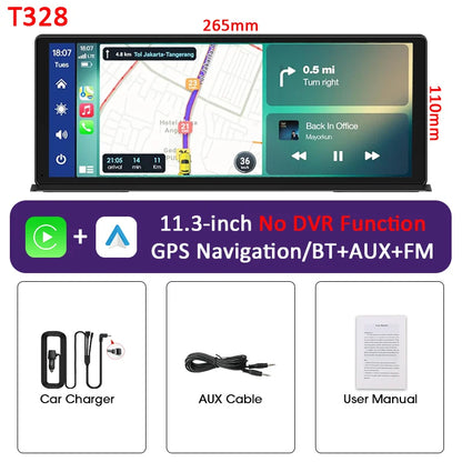 Vtopek Carplay Screen for Car, 11.3" HD Portable