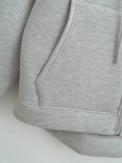 Zip Up Hoodies Women – Oversized Autumn Hooded Sweatshirt