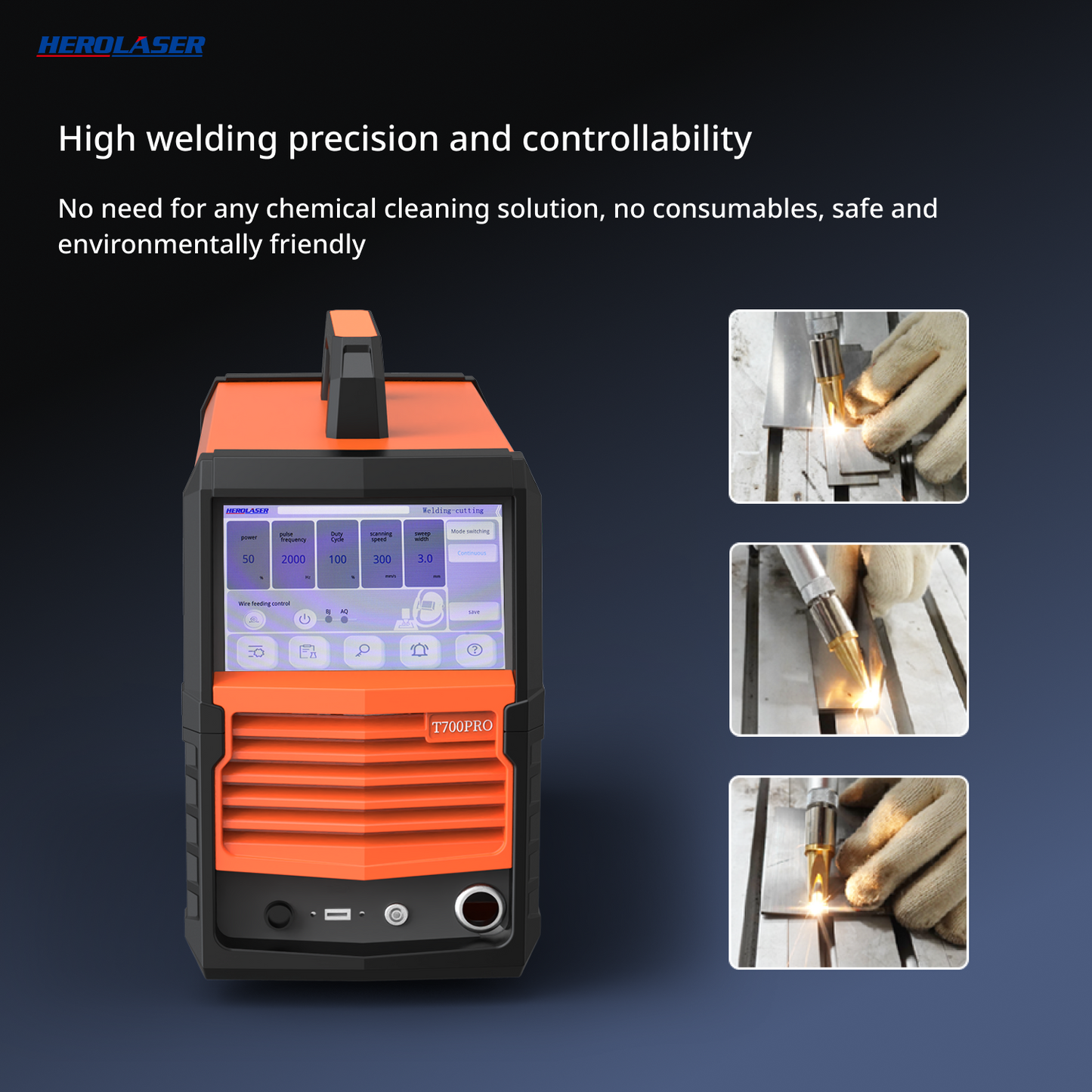 T700pro Handheld Fiber Laser Welder
