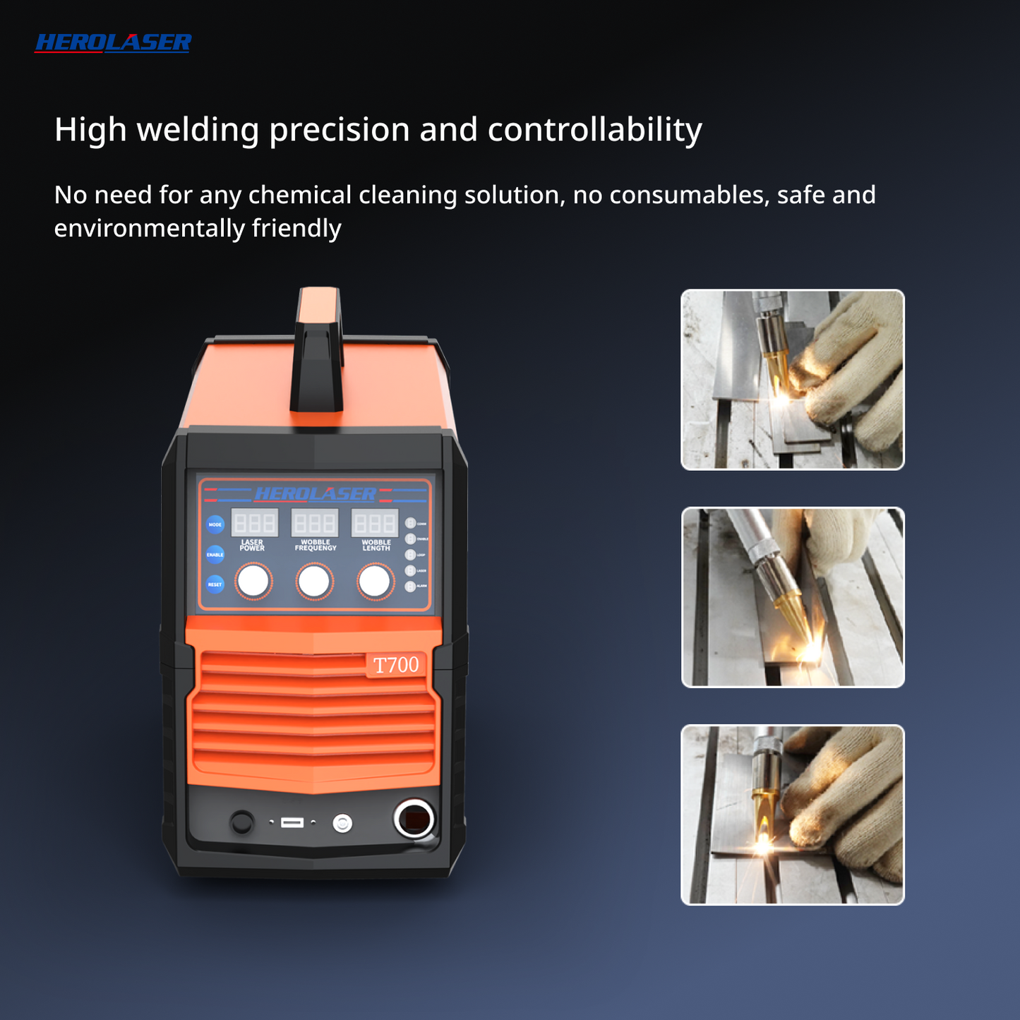 Weld Faster. Cleaner. Easier. Professional handheld laser welder designed for beginners and pros. No grinding. No mess. Just clean welds.