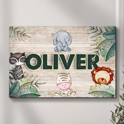 Safari Kids Room Sign